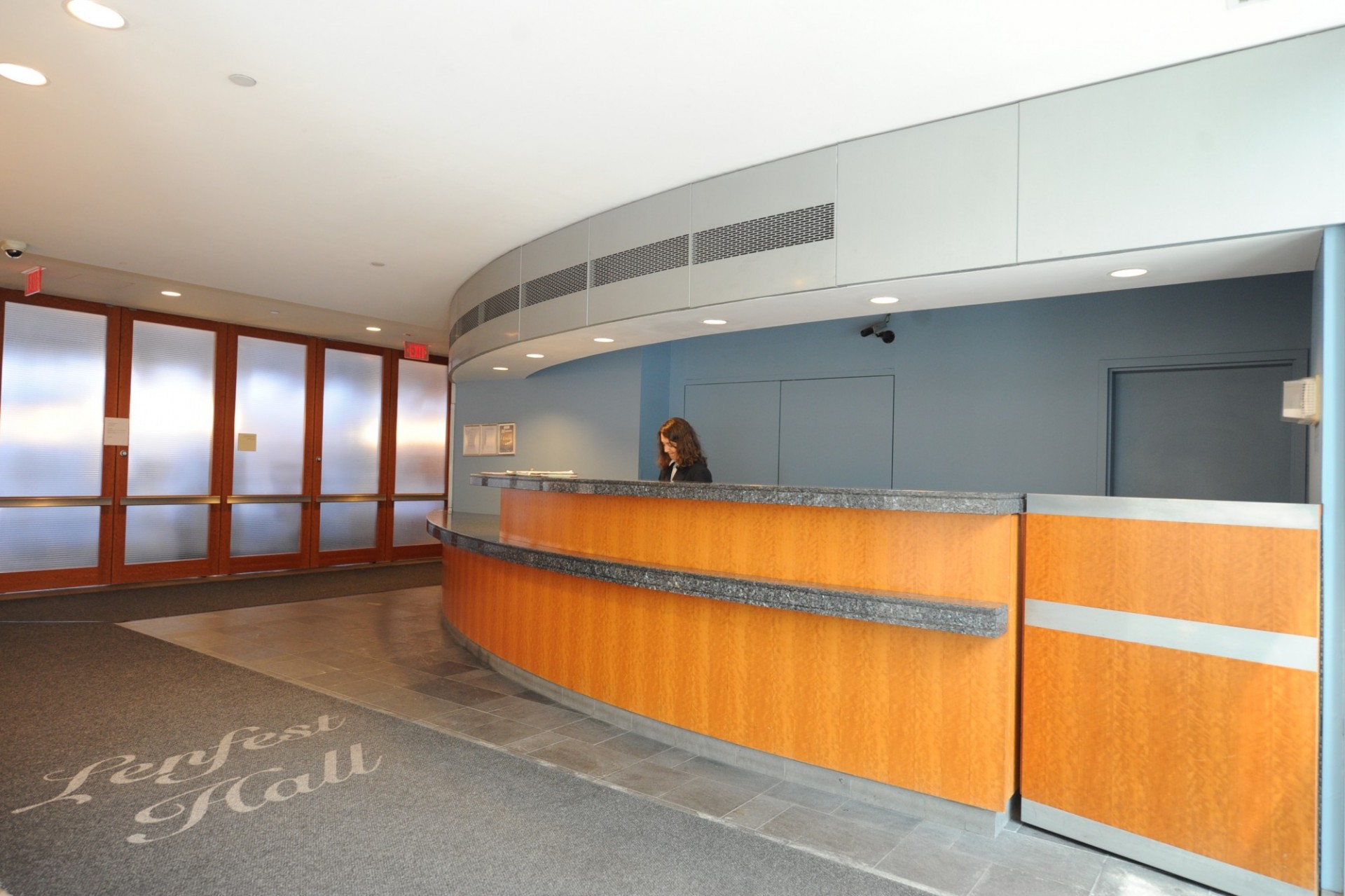 Front Desk & Lobby of Lenfest Hall