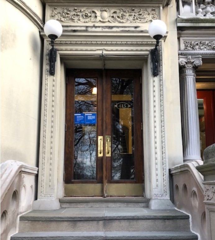 415 Riverside Drive Entrance