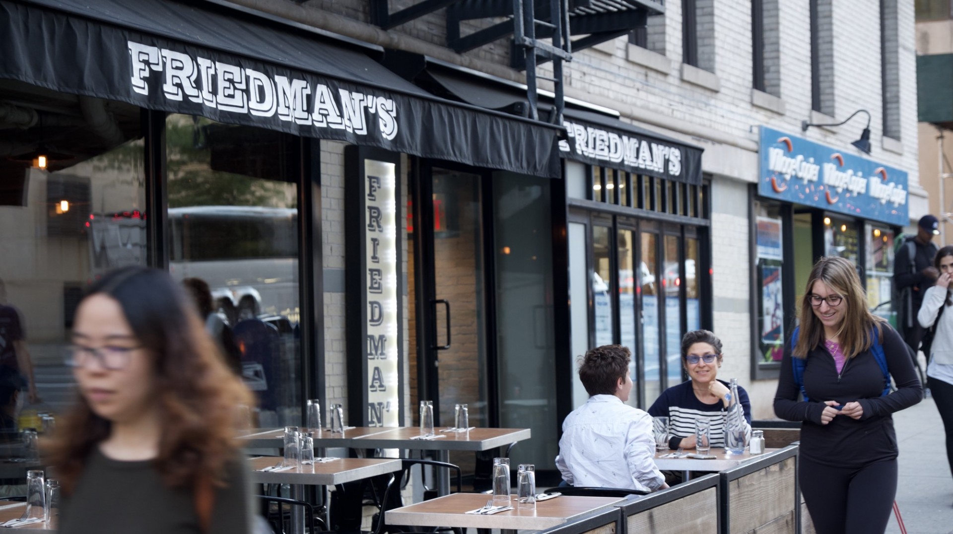 A variety of restaurants, shops, and bookstores can be found nearby on Broadway and Amsterdam Avenue.
