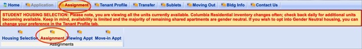 Housing Portal- Roommate Information