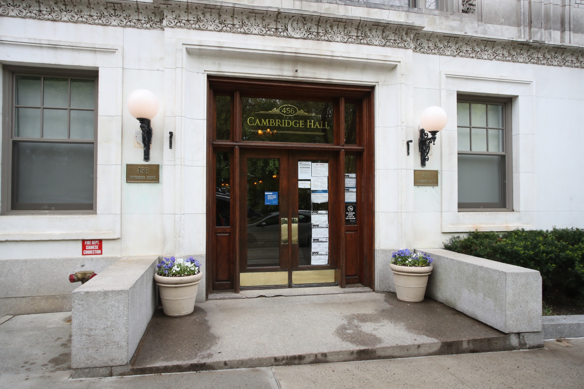 456 Riverside Drive Entrance