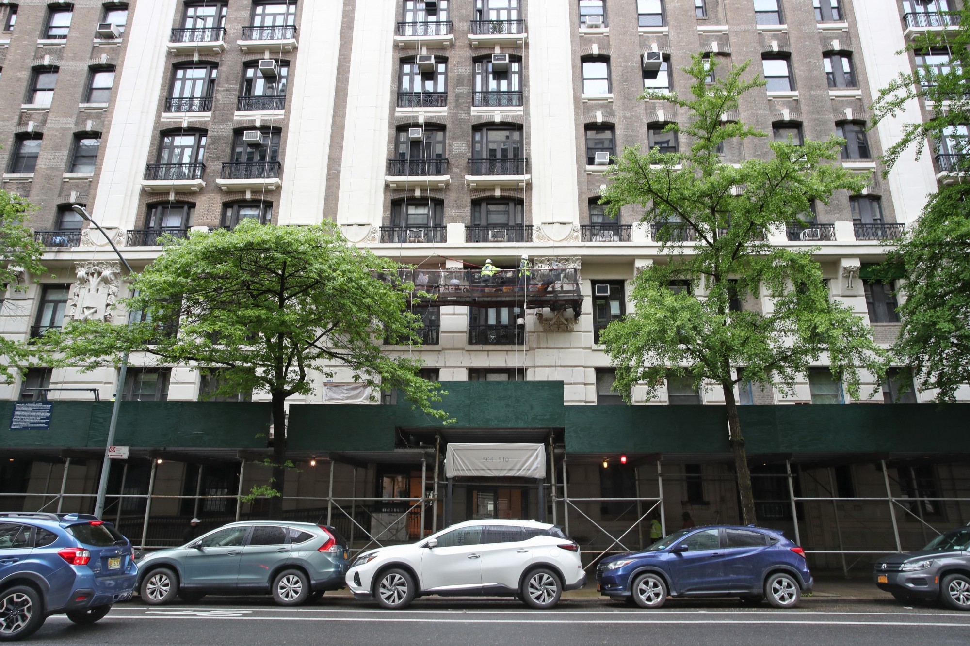 504-510 West 110th Street photographed from street