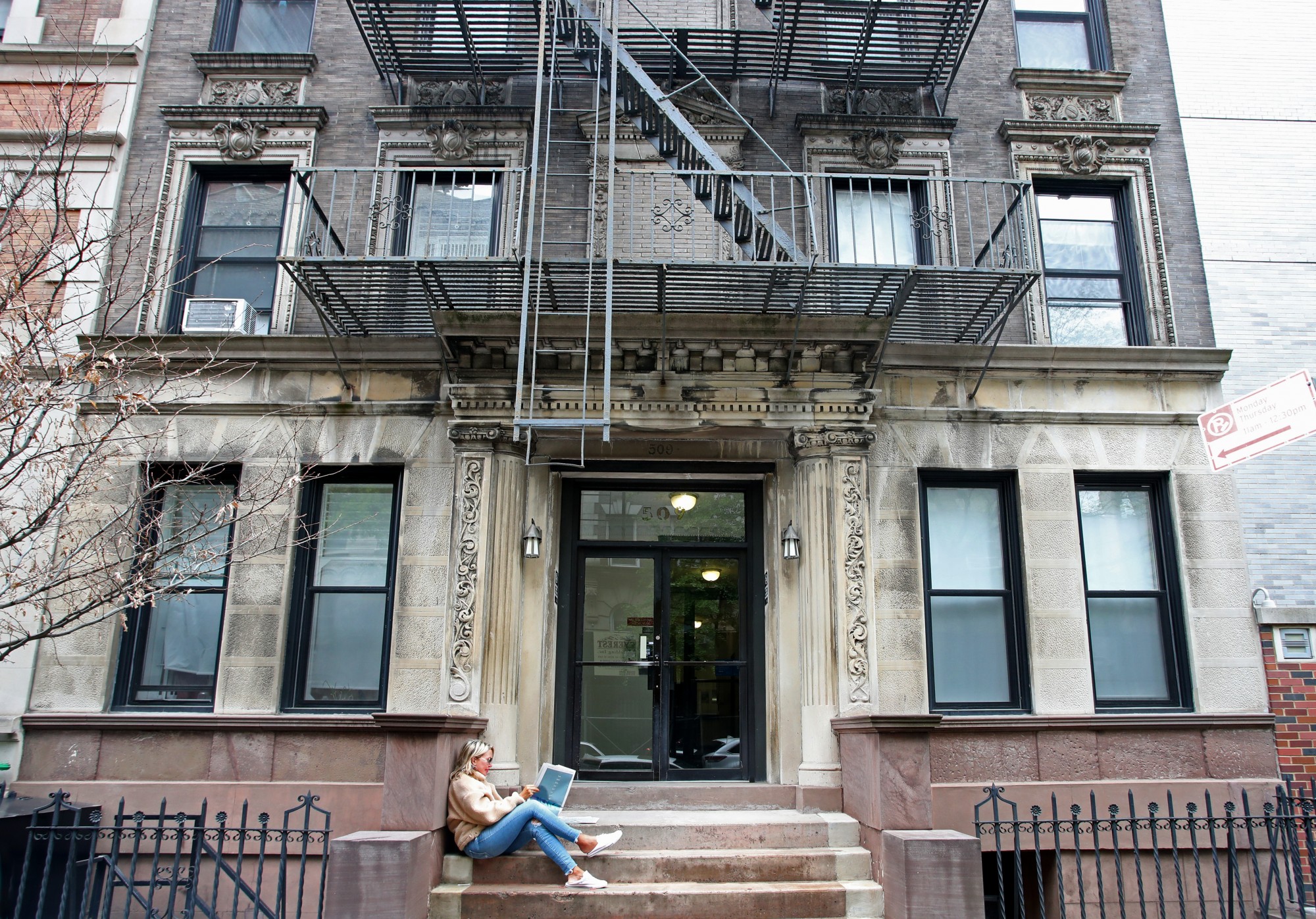 509 West 112th Street photographed from the street