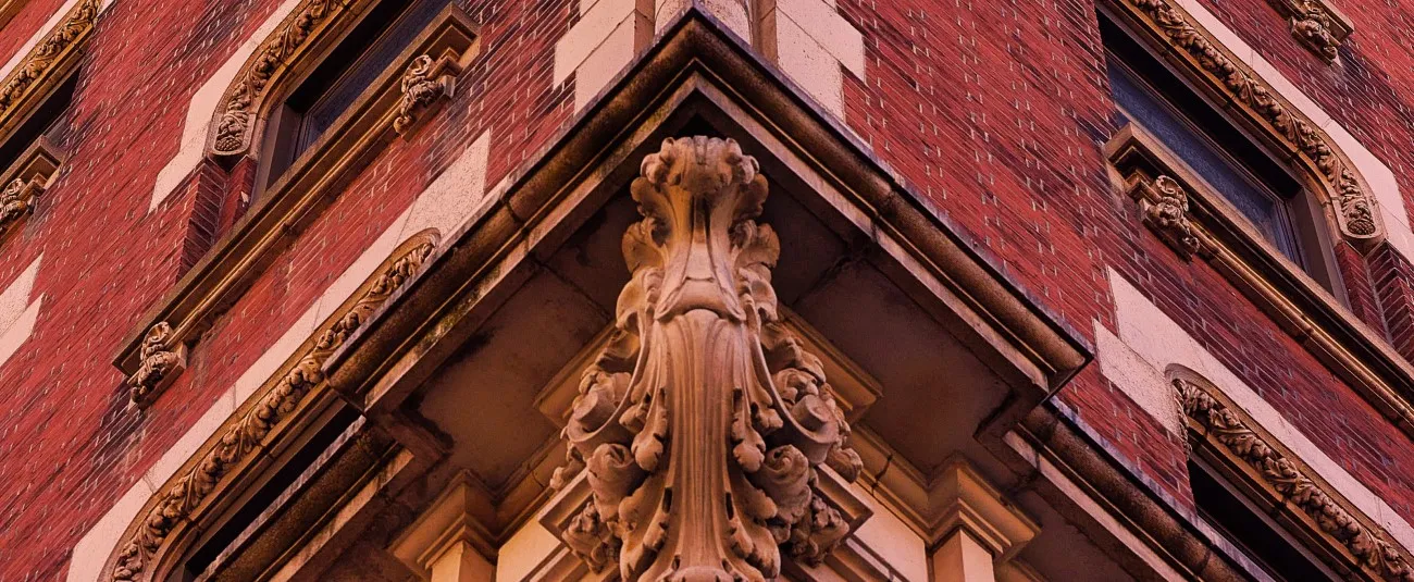 Pre-War Building façade.