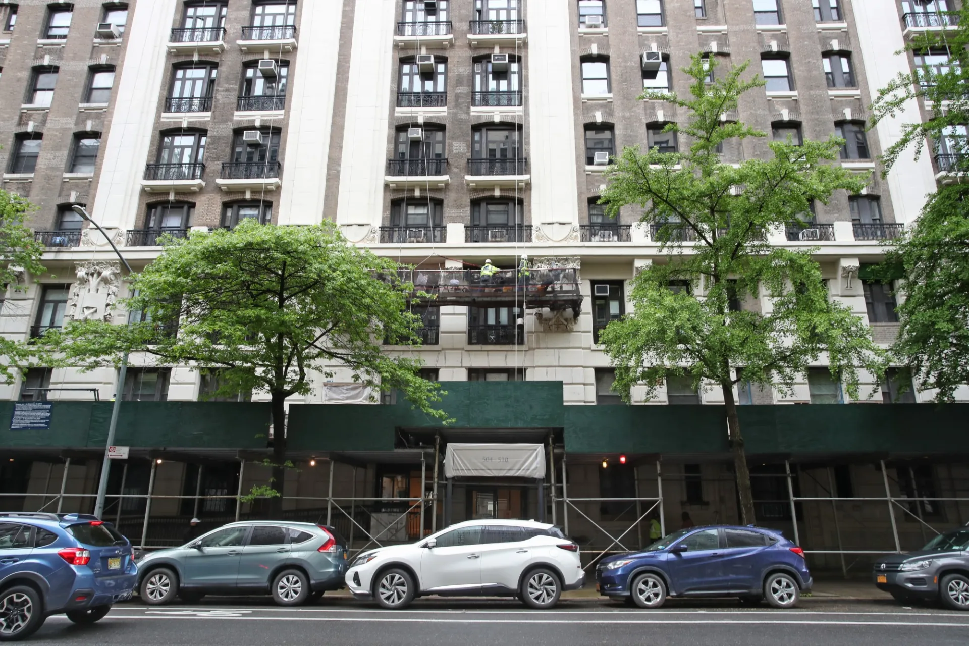 504-510 West 110th Street photographed from the street