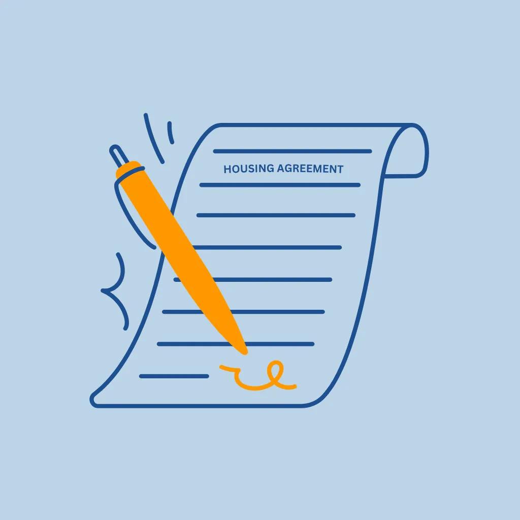 A pen and paper indicating a signature